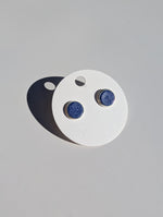 Load image into Gallery viewer, Leather Stud Earrings -Large
