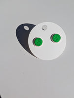 Load image into Gallery viewer, Leather Stud Earrings -Large
