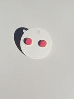 Load image into Gallery viewer, Leather Stud Earrings -Large
