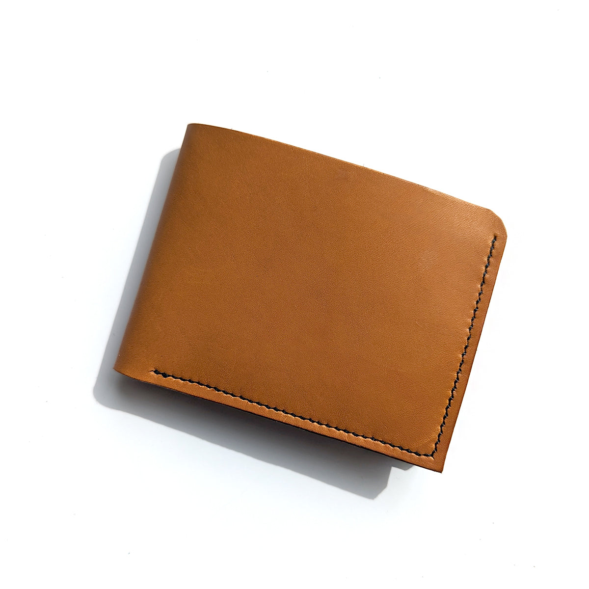 Leather Billfold with 5 pockets, handsewn