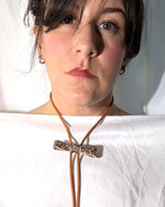 Load image into Gallery viewer, Bow Leather Bolo Ties
