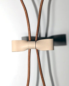 Bow Leather Bolo Ties