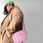 Load image into Gallery viewer, Canvas Cubist Crossbody Handbag
