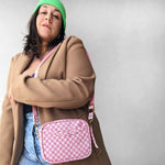 Load image into Gallery viewer, Canvas Cubist Crossbody Handbag
