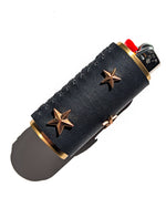 Load image into Gallery viewer, Leather Wrapped Lighter Sleeve
