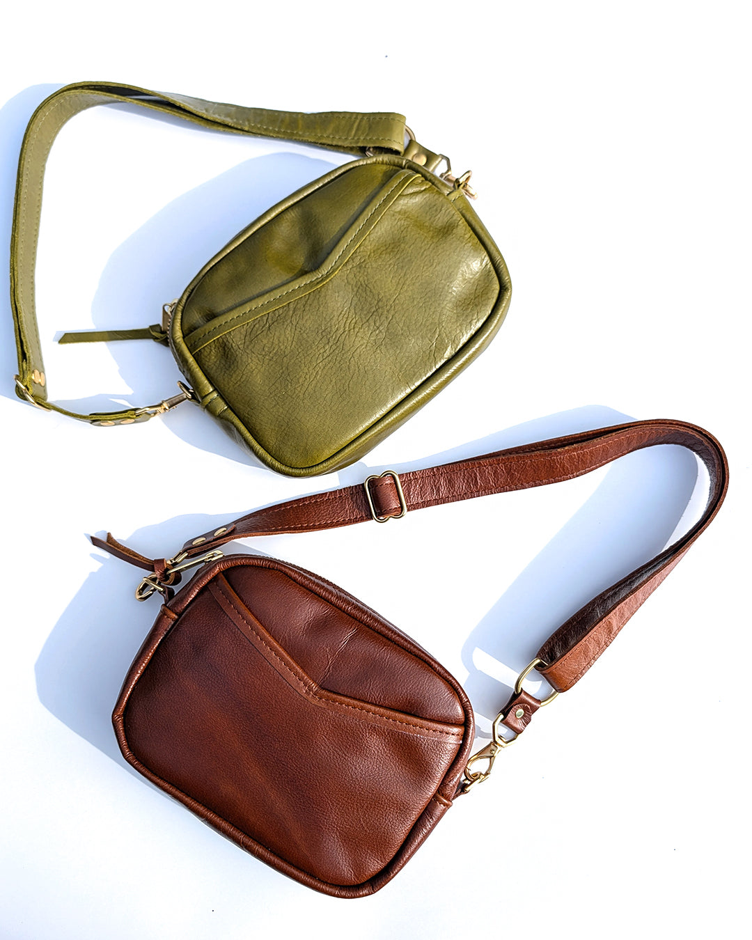 Mini Cubist Crossbody Handbag