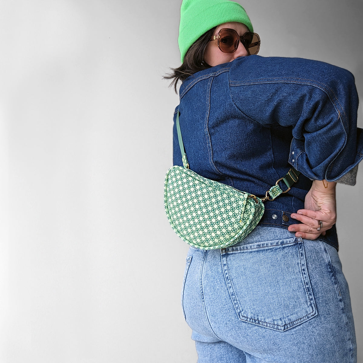 Canvas Mini Slice Fanny Bag