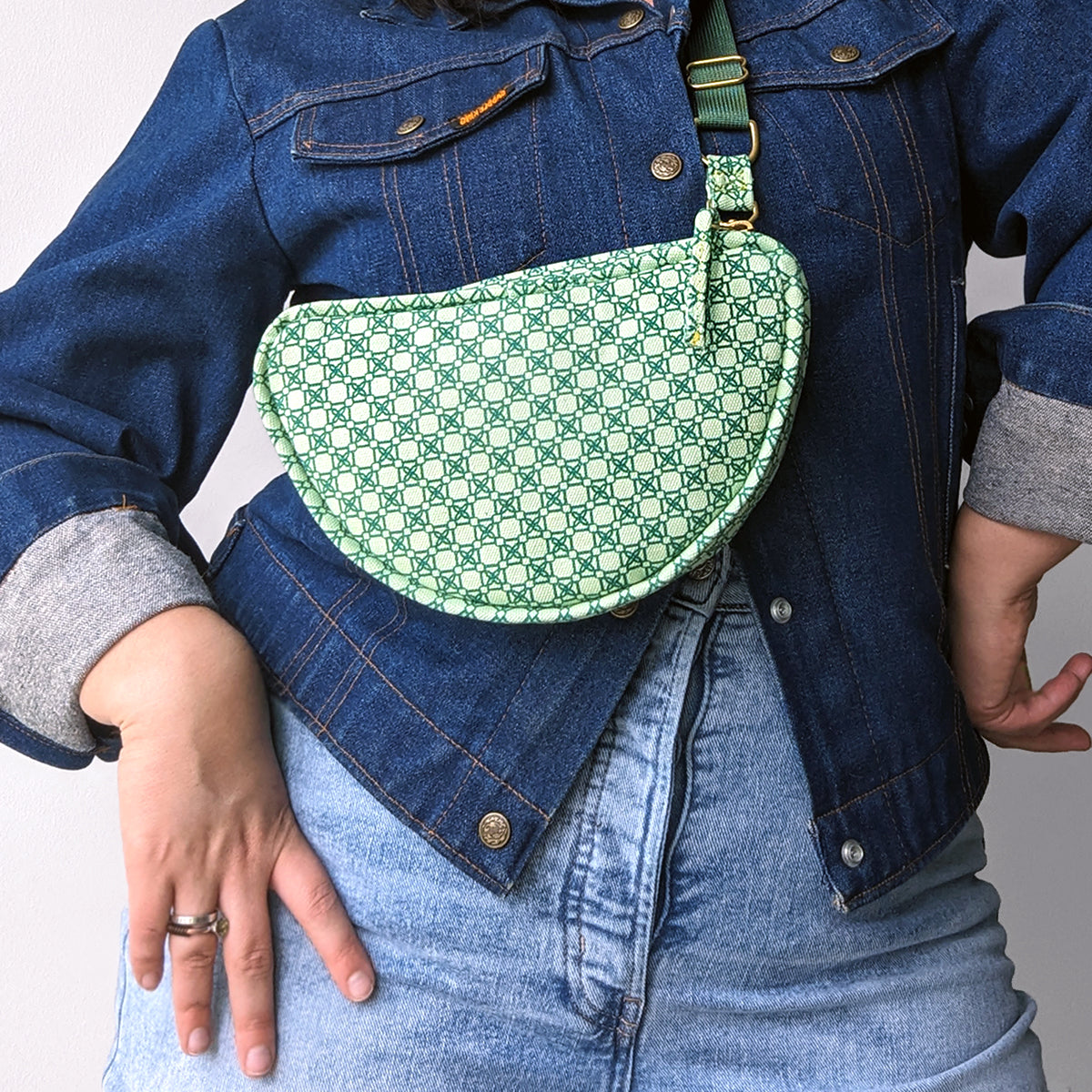 Canvas Mini Slice Fanny Bag