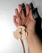 Load image into Gallery viewer, Poppy Leather Bolo Tie
