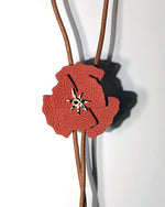 Load image into Gallery viewer, Poppy Leather Bolo Tie
