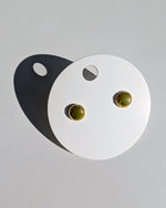 Load image into Gallery viewer, Leather Stud Earrings - Small
