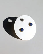 Load image into Gallery viewer, Leather Stud Earrings - Small
