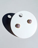 Load image into Gallery viewer, Leather Stud Earrings - Small
