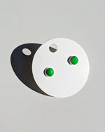 Load image into Gallery viewer, Leather Stud Earrings - Small
