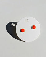 Load image into Gallery viewer, Leather Stud Earrings - Small
