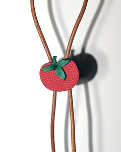Tomato Leather Bolo Ties