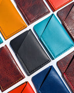 Load image into Gallery viewer, Handstitched Vertical Two Pocket Wallet - Ready To Ship
