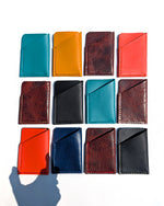 Load image into Gallery viewer, Handstitched Vertical Two Pocket Wallet - Ready To Ship
