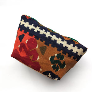 Vintage Fabric Large Travel Clutch - Ready to Ship