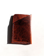 Load image into Gallery viewer, Handstitched Vertical Two Pocket Wallet @ Bird Girl Bottle Shop
