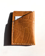 Load image into Gallery viewer, Handstitched Vertical Two Pocket Wallet @ Bird Girl Bottle Shop

