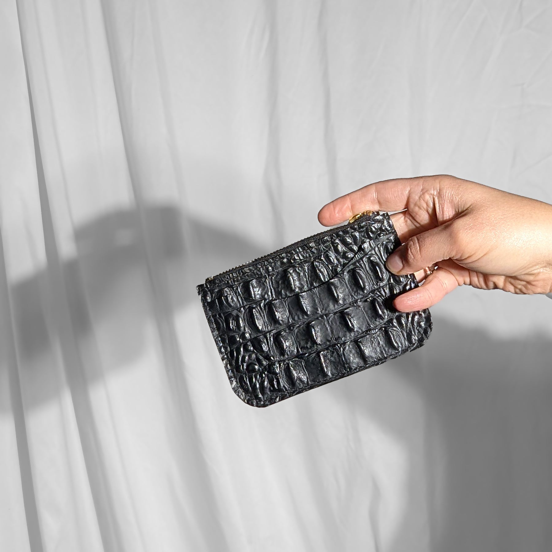 Zippy Two Pocket Pouch with Keychain