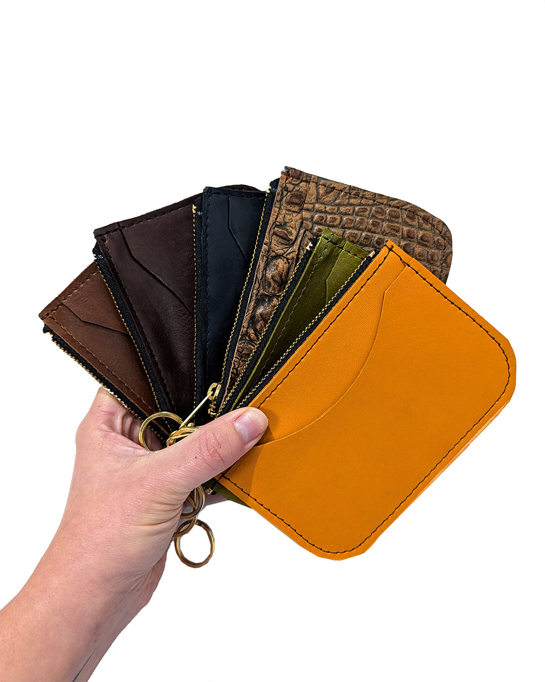 Zippy Two Pocket Pouch with Keychain