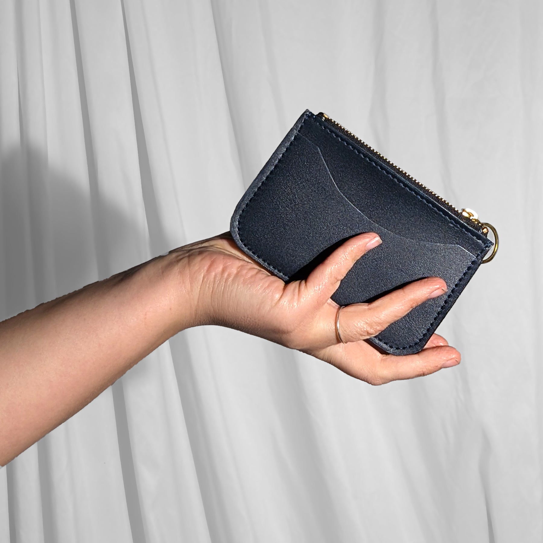 Zippy Two Pocket Pouch with Keychain