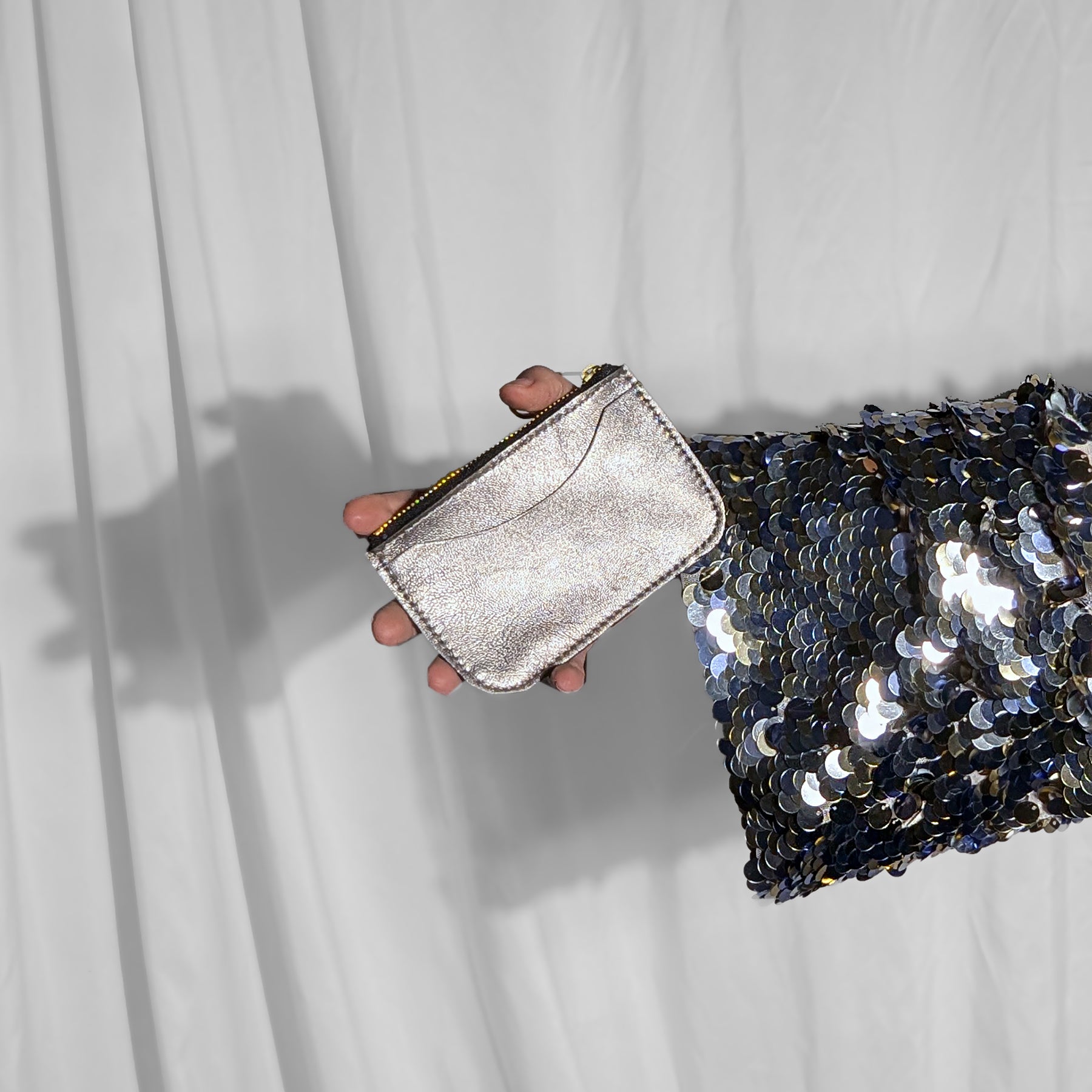Zippy Two Pocket Pouch with Keychain