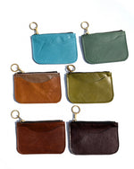 Load image into Gallery viewer, Zippy Two Pocket Pouch with Keychain

