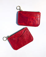 Load image into Gallery viewer, Zippy Two Pocket Pouch with Keychain
