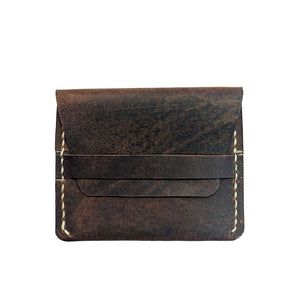Handstitched Two Pocket Wallet