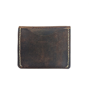 Handstitched Two Pocket Wallet