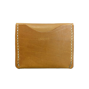 Handstitched Two Pocket Wallet